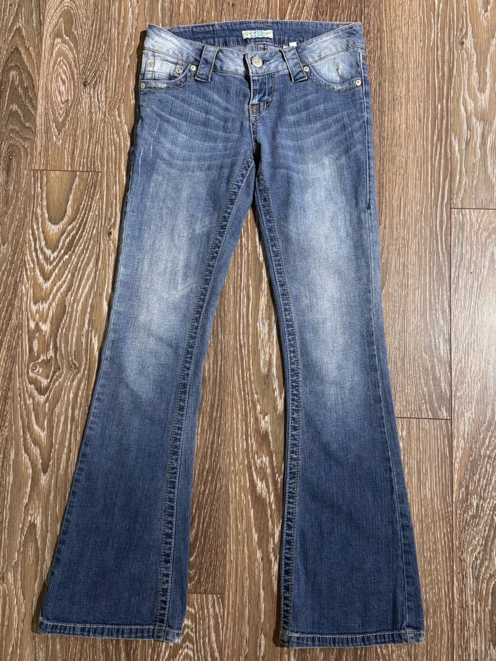 Paris Blues Vintage Y2K Low Rise Flare Jeans Size 3